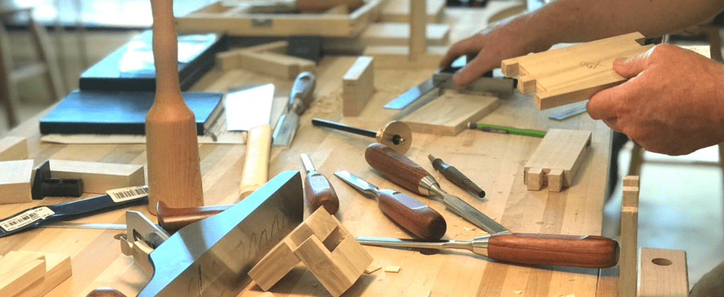 handtools and joinery class at Florida School of Woodwork