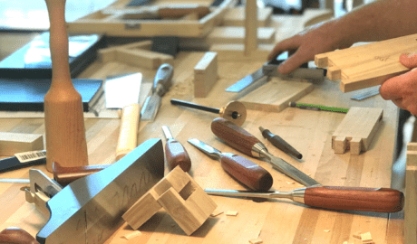 handtools and joinery class at Florida School of Woodwork