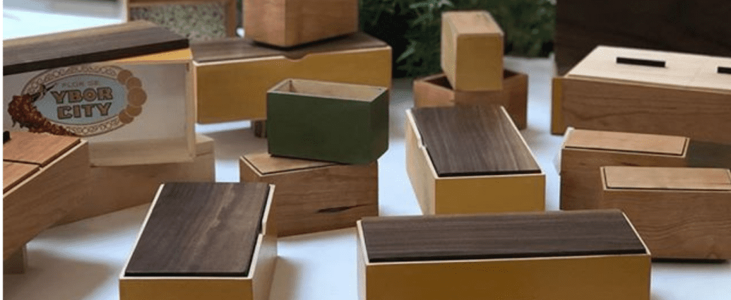 Boxes Made in Beginning Woodworking Class in Tampa