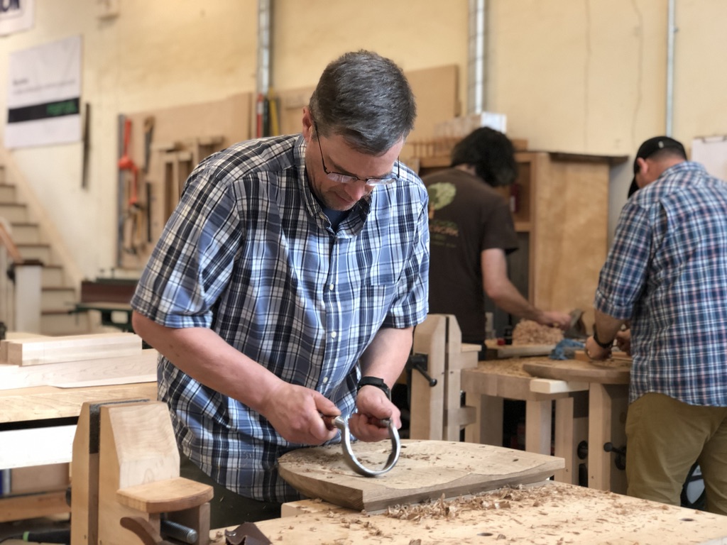 Saddling A Chair Seat Florida School of Woodwork