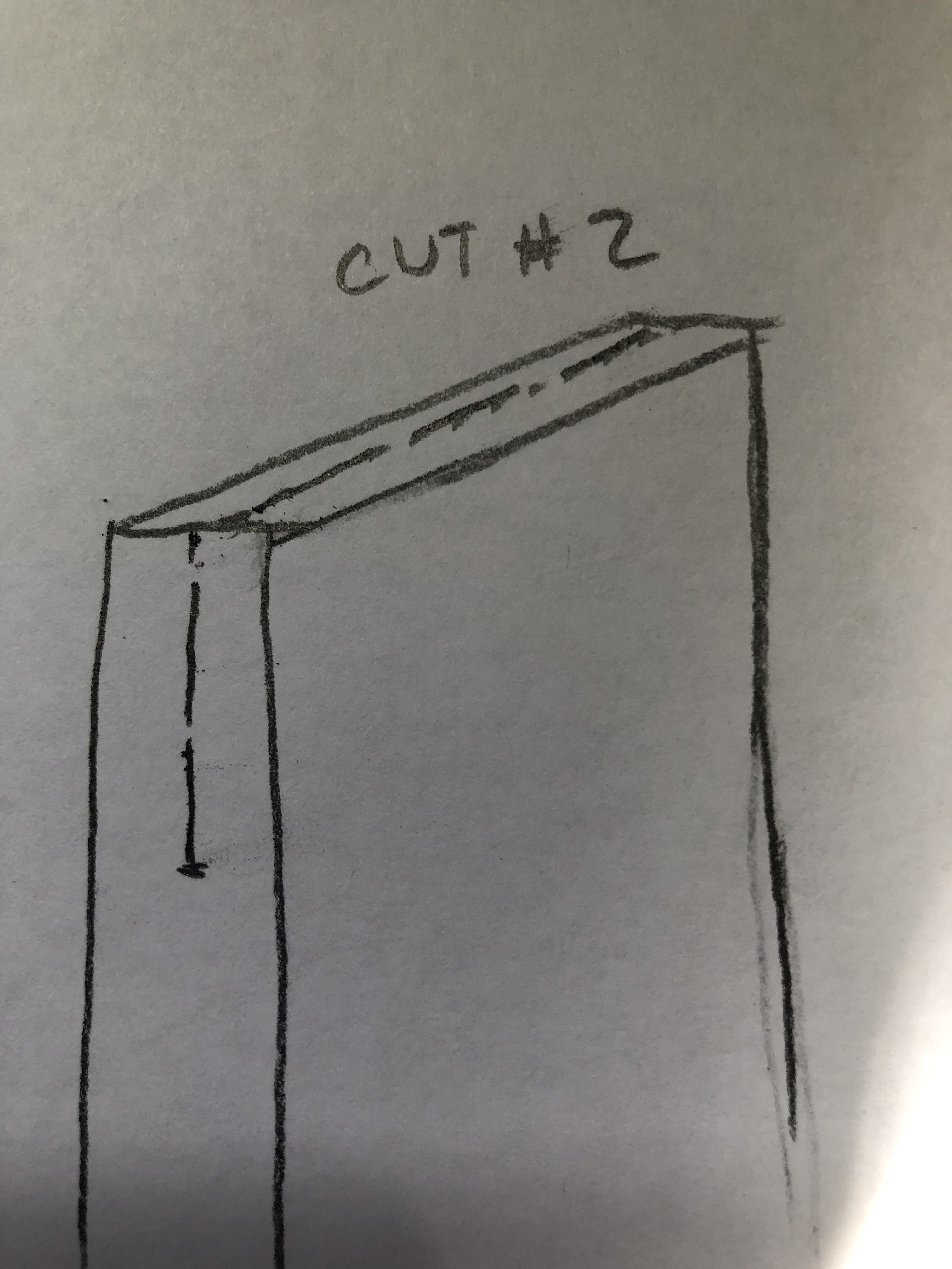 lap joint vertical cut