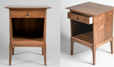 Side Table Made at Florida School of Woodwork