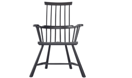 Comb back chair