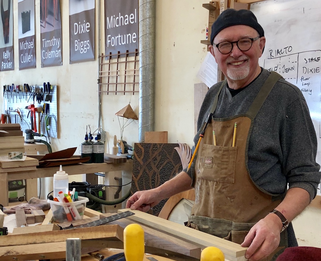 Michael Fortune, instructor, michael fortune teaching, portrait, woodwork nerd, head shot
